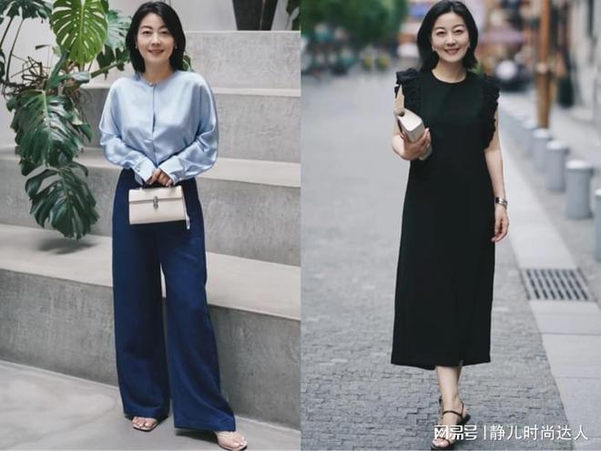 扮嫩不盲目追大牌时髦还大方见过世面的中年女性不刻意(图1)