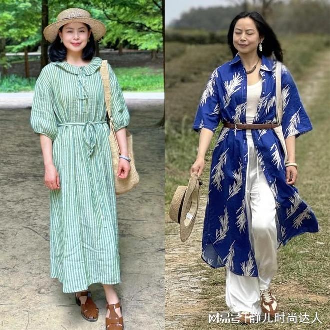 扮嫩不盲目追大牌时髦还大方见过世面的中年女性不刻意(图8)